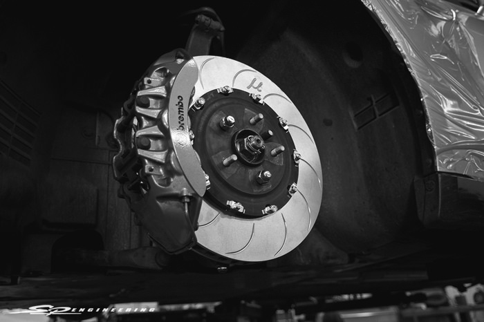Project Mu SCR-Pro+ were exchanged for the worn down factory rotors.