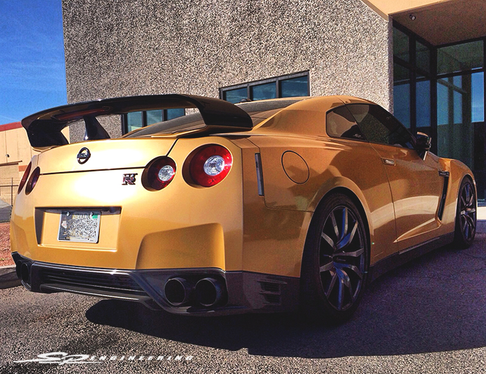 … as well as a set of spacers to push the factory wheels out and CF emblems from Rexpeed. Please contact david@sp-power.com to have an SPE700 package done on your GT-R. Thanks for looking! – SP