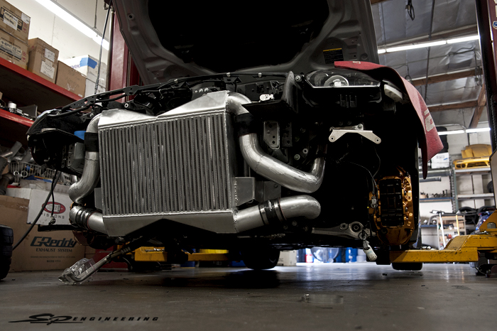 SPE intercooler piping kit made in house for our Godzilla kit.