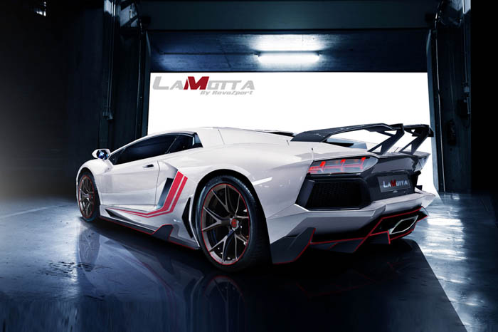 “This Raging Bull is engineered to be agile, powerful and stylish in all aspects of the LP700. This project is not just about styling, it has to be a meaningful upgrade, we go with weight savings, extra down force and linear power upgrade.” – RevoZport