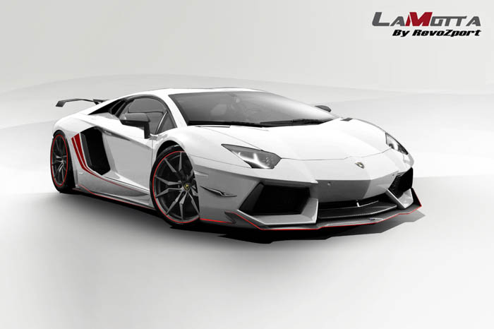 “Performance has been upgraded to 820hp, RevoZport refuse to use any force induction system for big HP gains and look for a more linear power gain and retain the beauty of the normal aspirated engine. A new set of inconel exhaust system (weight only 5kg) and a complete revised ECU mapping from its engineer partner from the GruppeM Racing in London.” – RevoZport