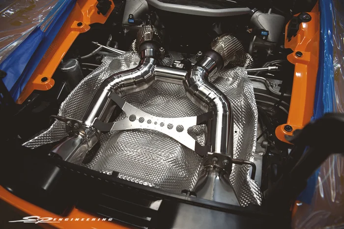 Although this exhaust is irrelevant to RevoZport, as a viewer, we thought you guys might enjoy this full titanium piece made by TiTek Innovations.