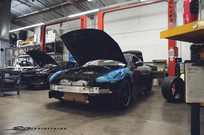 Moving on! ETS intercooler and GReddy DCT cooler tucked away and awaiting start-up.