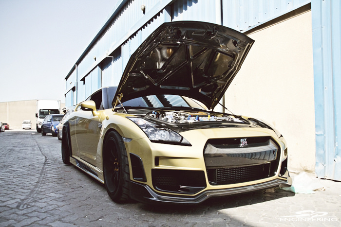 Nissan GT-R (Top Secret Gold) read more SPE1000R Package – SPE 4.3L Race Engine – SPE Spec Greddy Turbo Kit – SPE Stage 3 Transmission + PPG Gear Set – Advan RS-D – Toyo R888