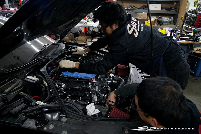 While the internals of the motor/transmission are a key ingredient to handling the power, the external components of the motor are a key ingredient to adding all that power.