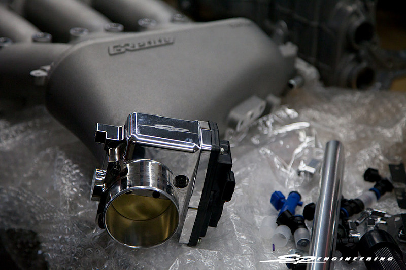 Such as our SPE Spec Throttle Body combined with the SPE Spec Greddy Intake Manifold.