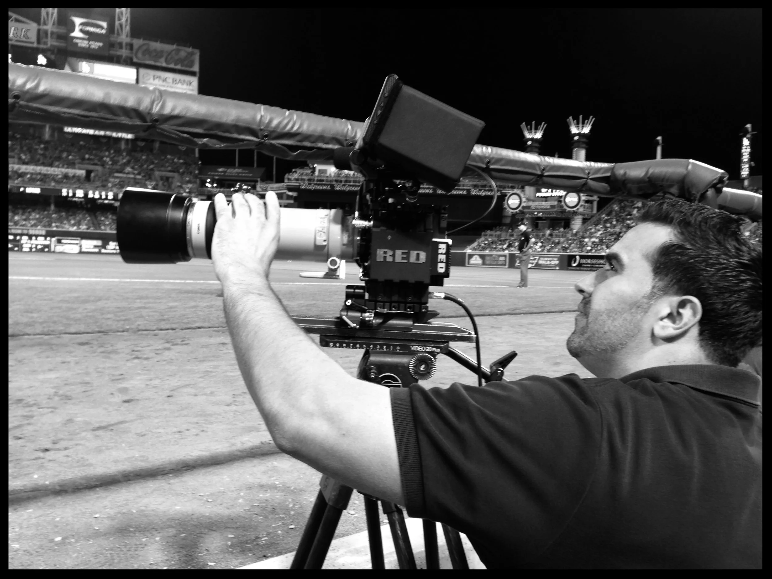Netflix documentary "Fastball" at Great American Ballpark in Cincinnati.