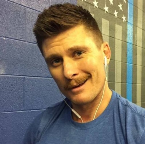 As well as being a massage therapist I am also a level one CrossFit trainer and I coach here locally at CrossFit Paladin, Where once a year I lose our November mustache growing competition. 