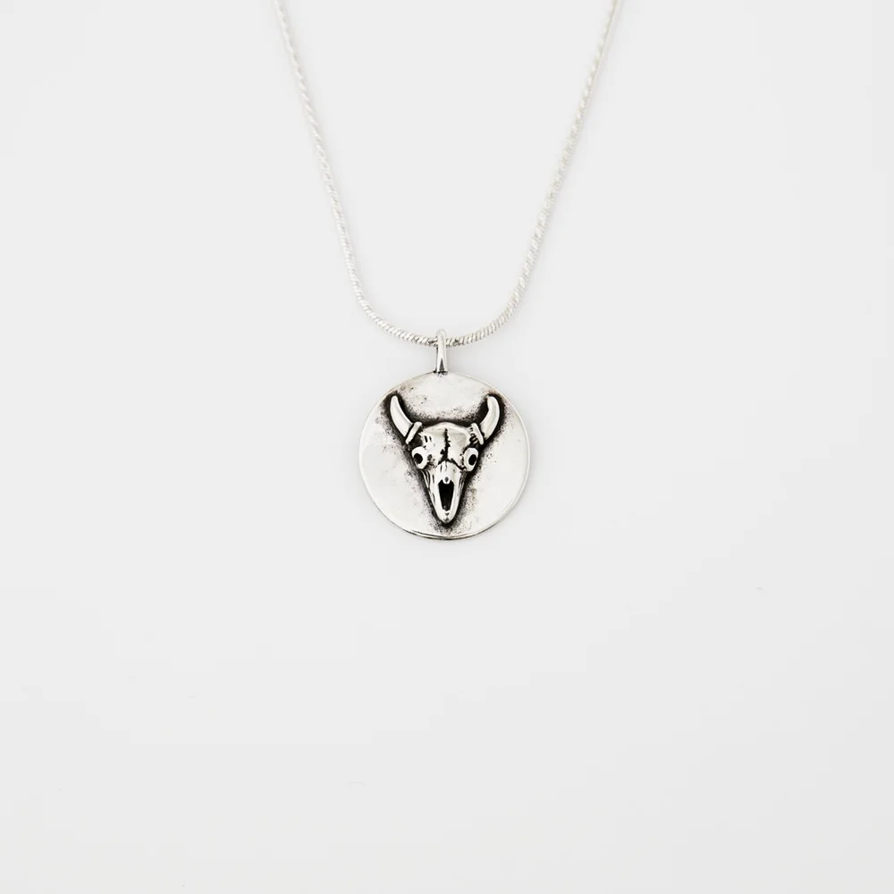 Bull Skull Pendant