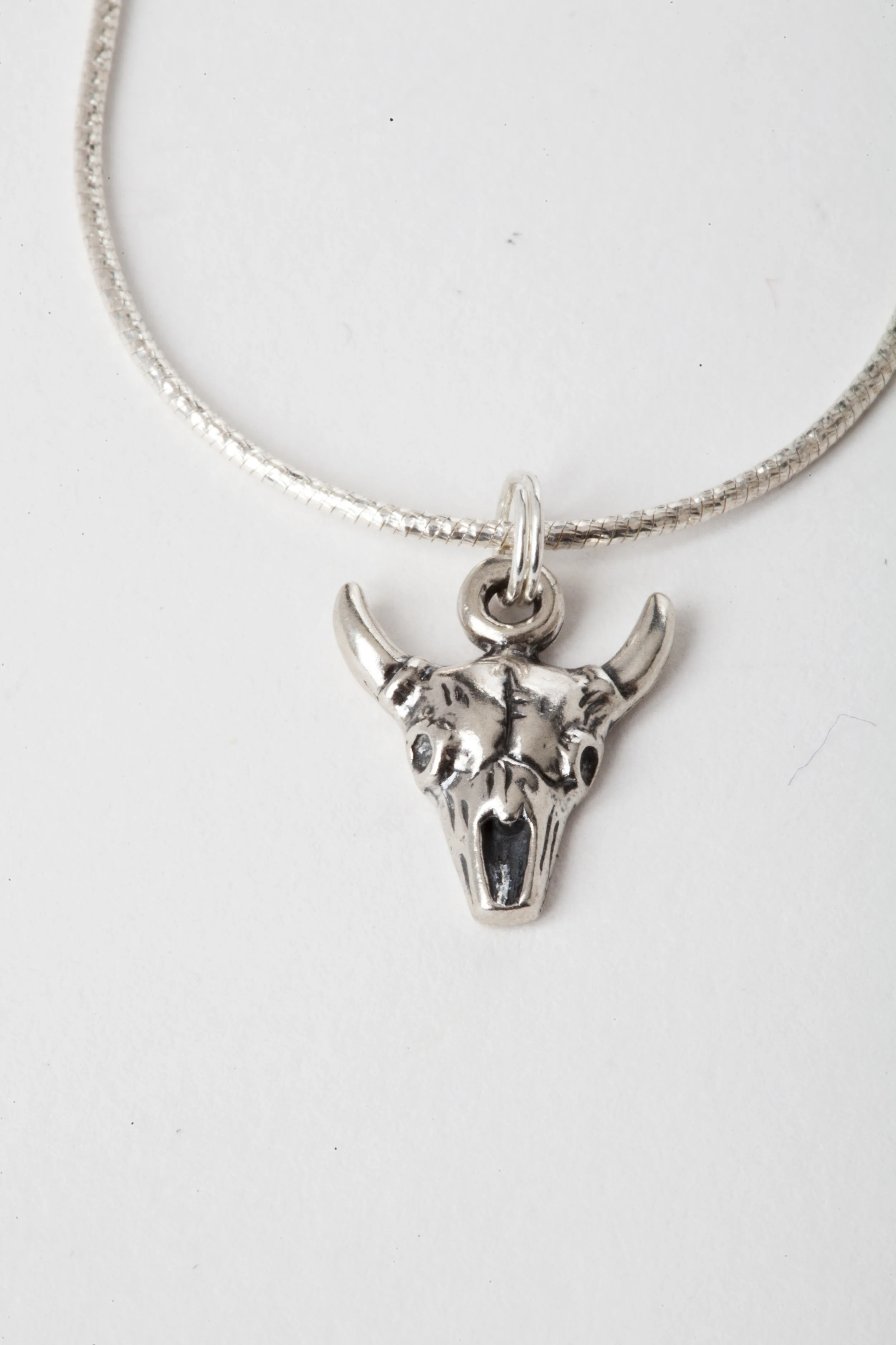 Small Bull Skull Pendant