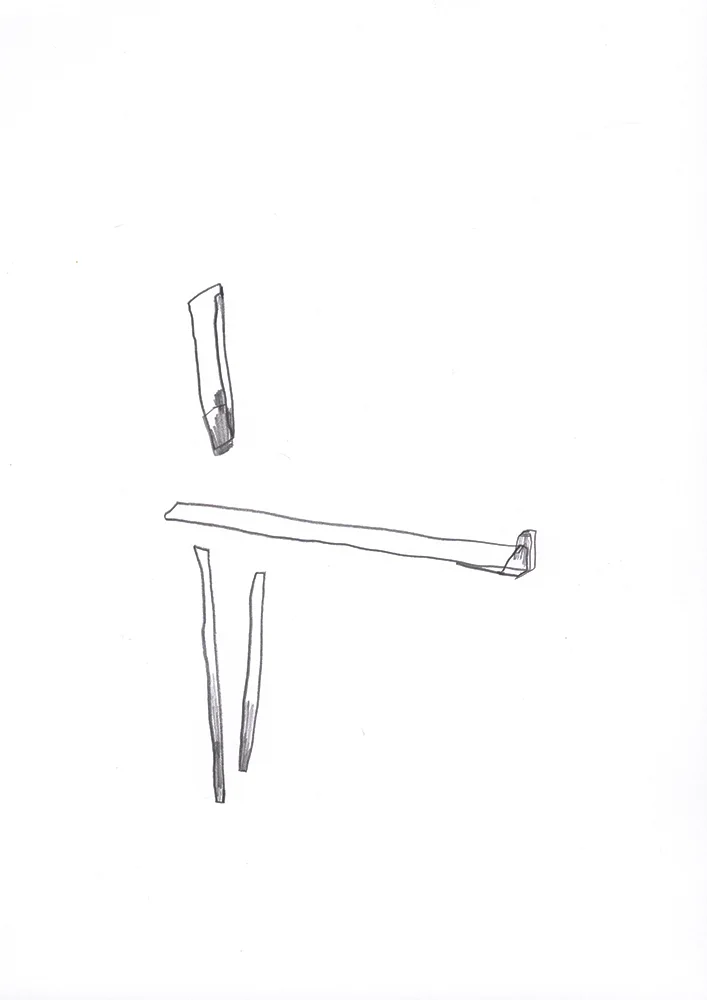 Graphite and colored pencil on paper, 2013 11.69 x 8.27 inches