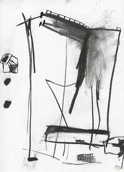 Charcoal on paper, 2014 17 x 14 inches