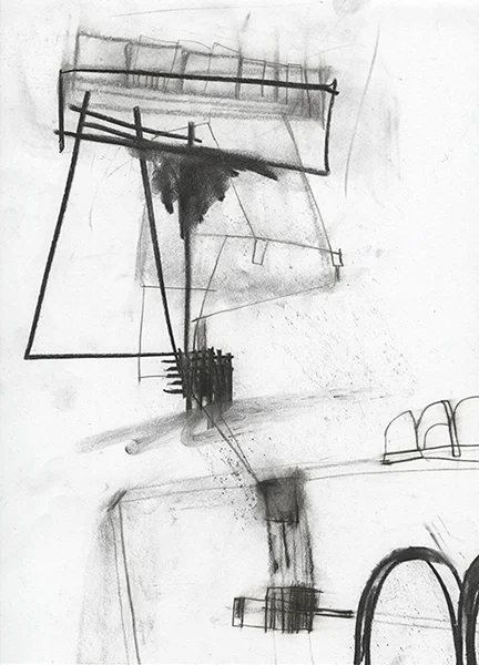 Charcoal on paper, 2014 17 x 14 inches