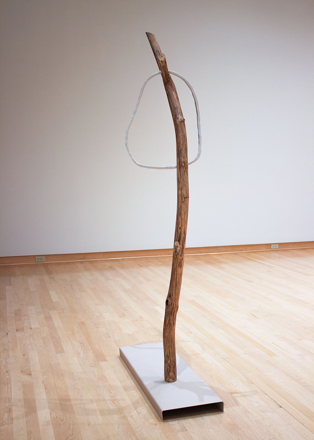  The Good Parts (hanging ceramic) Steel, paint, wood, glazed ceramic 75 x 36 x 12 inches  2021 Photo: artist 