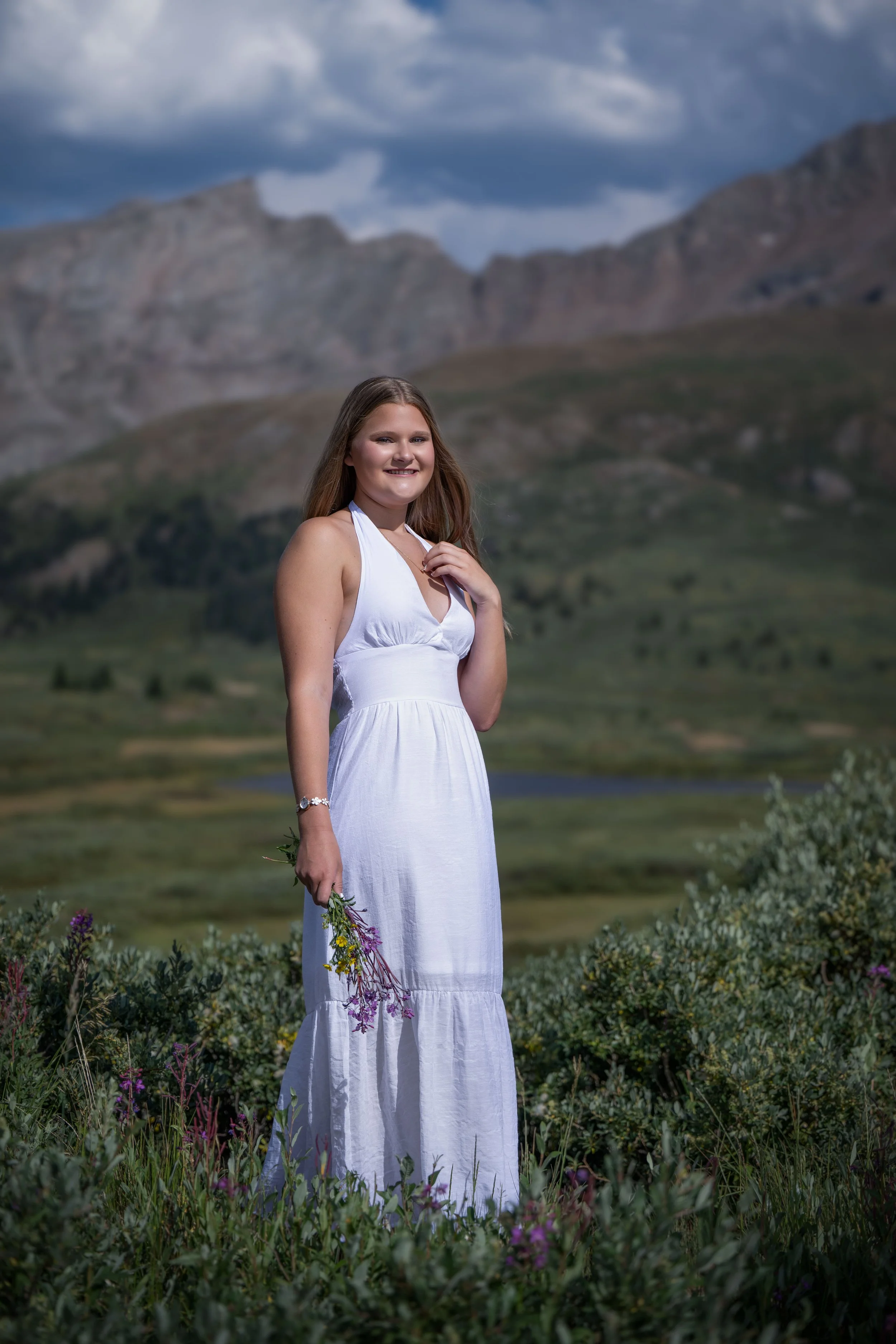 Senior Portraits in the Colorado Mountains.