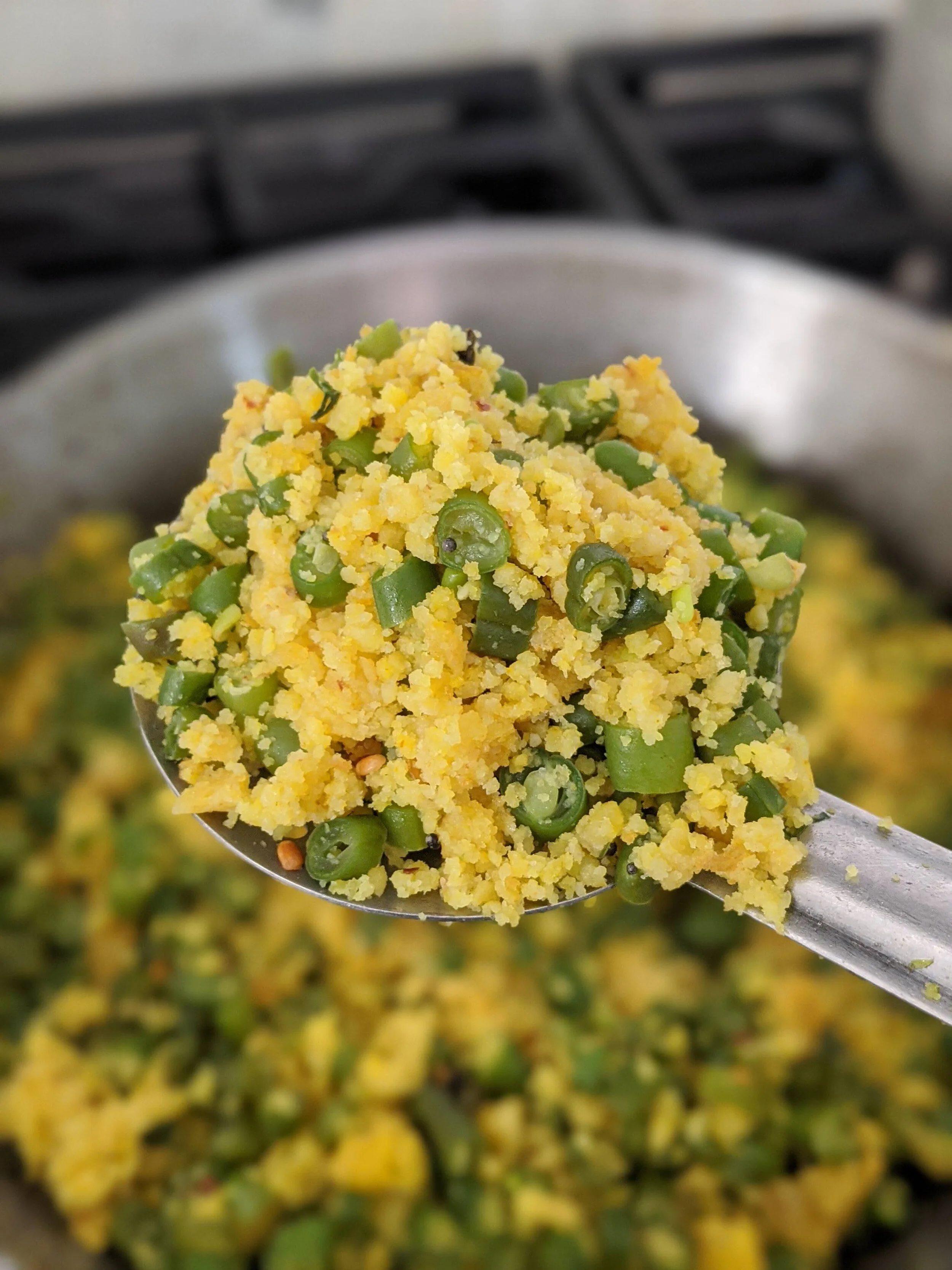 Paruppu usili (Scrambled Lentil curry) Beans Paruppu usili in