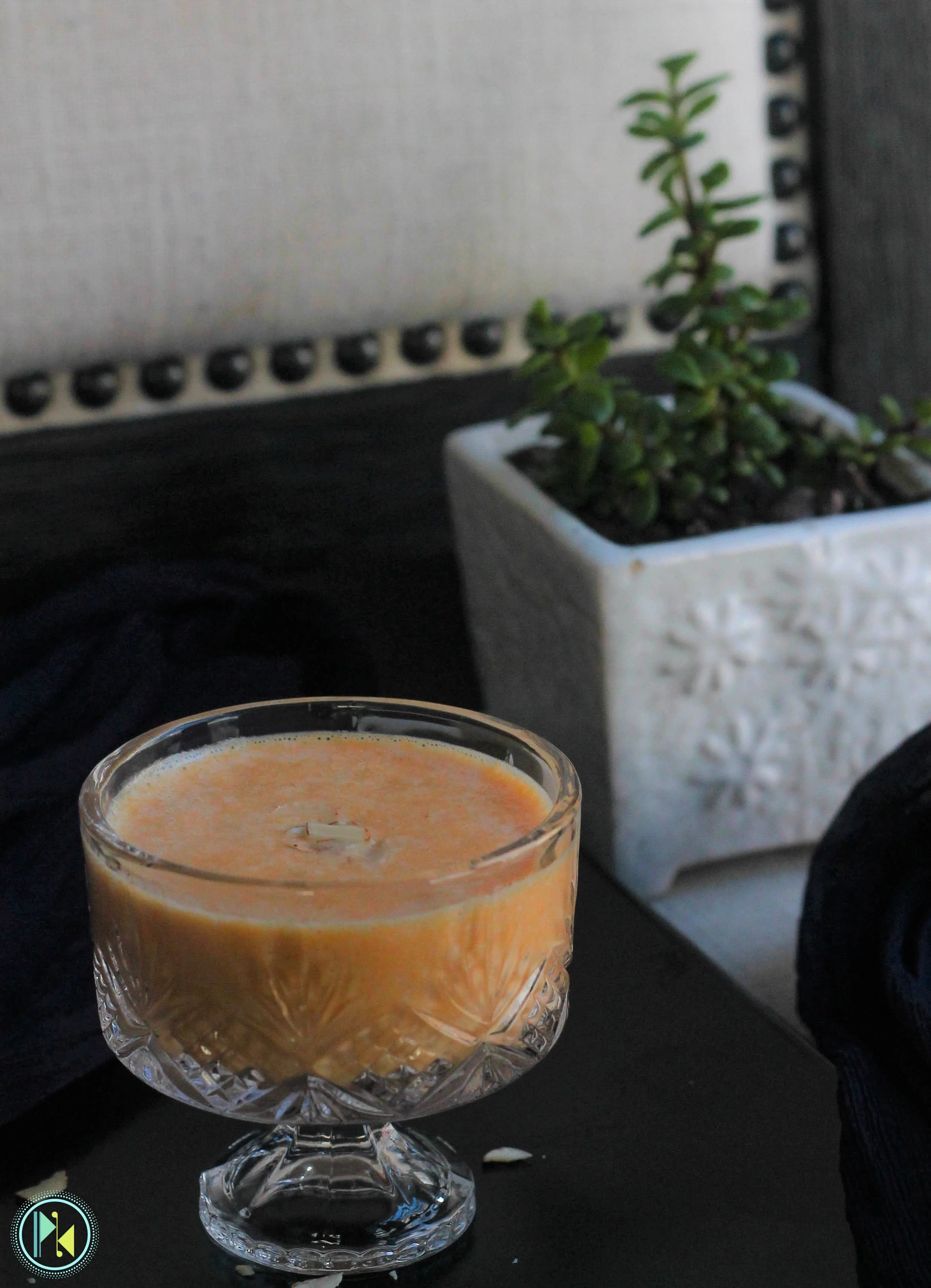 Carrot almond kheer Easy Instant pot dessert Kheer in electric