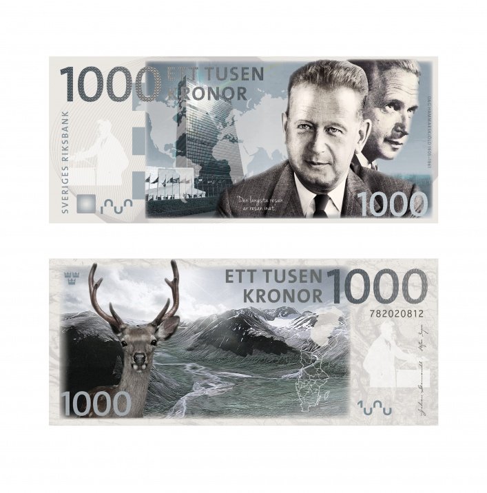 Sveriges nya sedlar  (tävlingsförslag för Riksbanken)