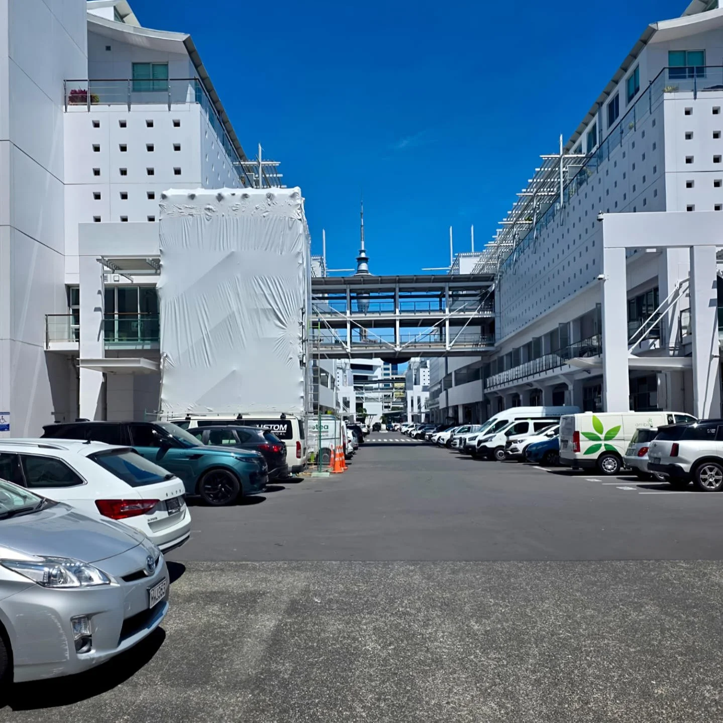Another perfect Auckland day on site!

Our team&rsquo;s work in full swing down at Princes Wharf &mdash; scaffold up, shrink wrap on, and safety always first. Proud to see the site looking sharp and progress continuing smoothly.

Want to see more of 