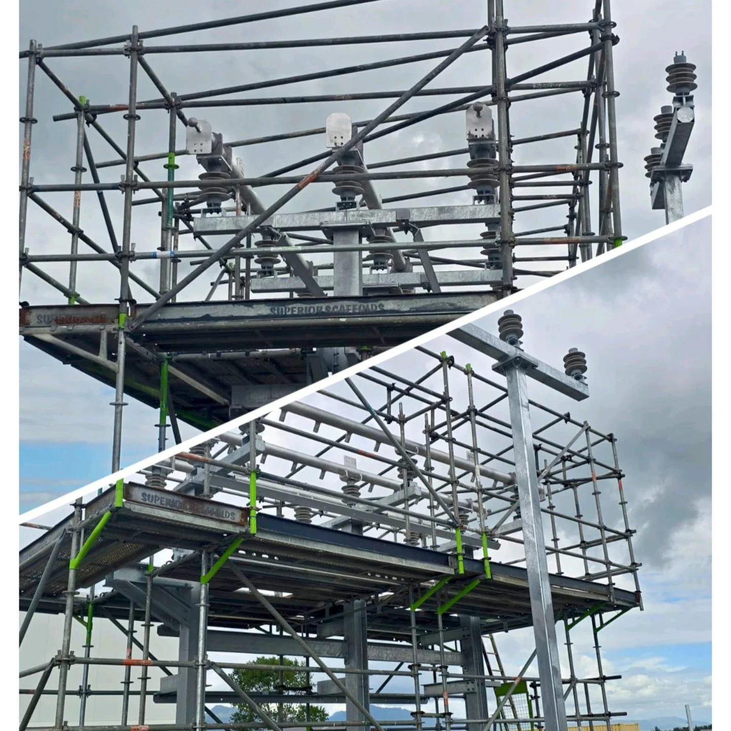 Our team mobilized quickly to get this scaffold in place for a critical job &mdash; built safely, built right, and ready to be wrapped so essential work can continue without delay.

When time matters, experience and teamwork make the difference. Grea