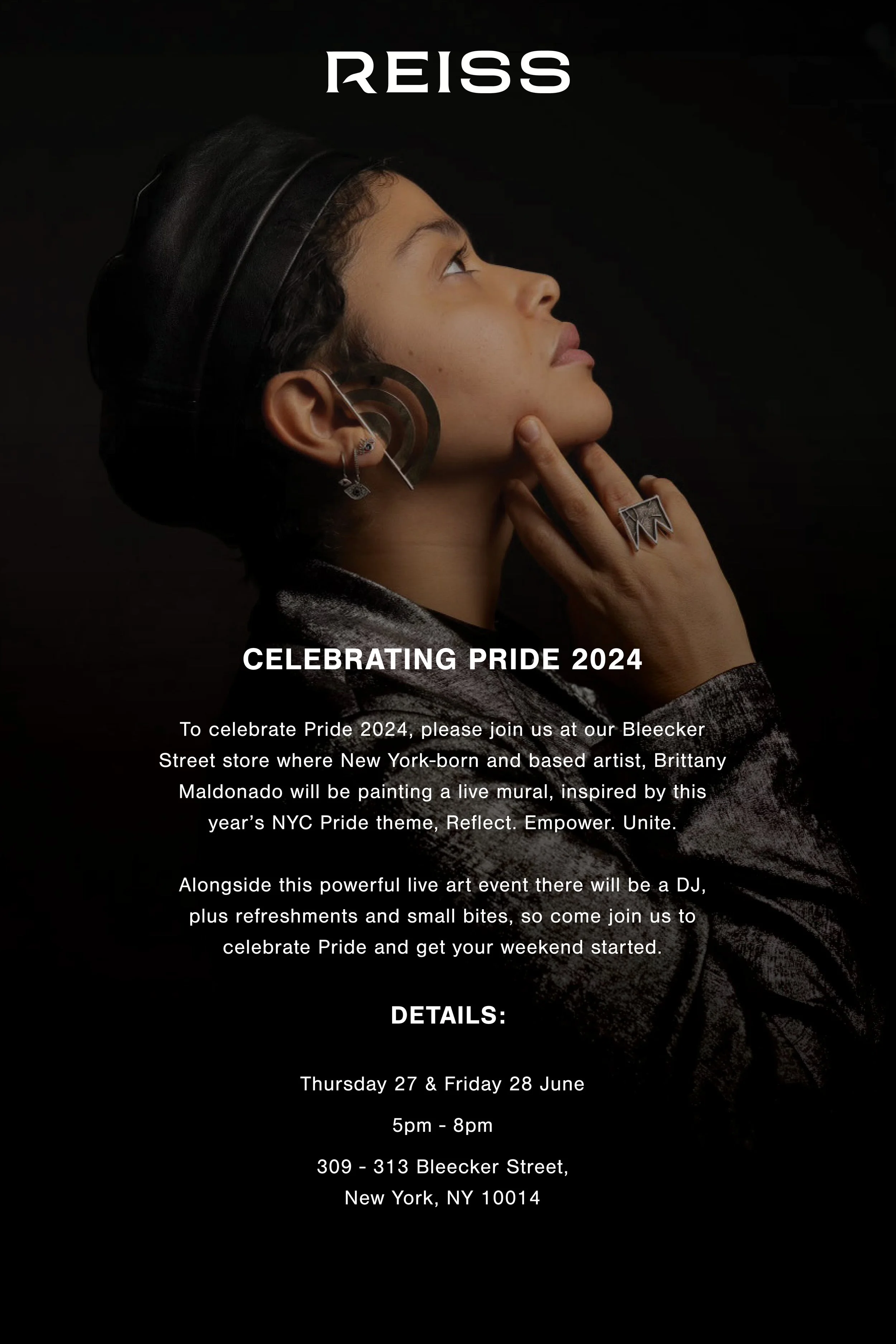 Live Mural Painting at REISS