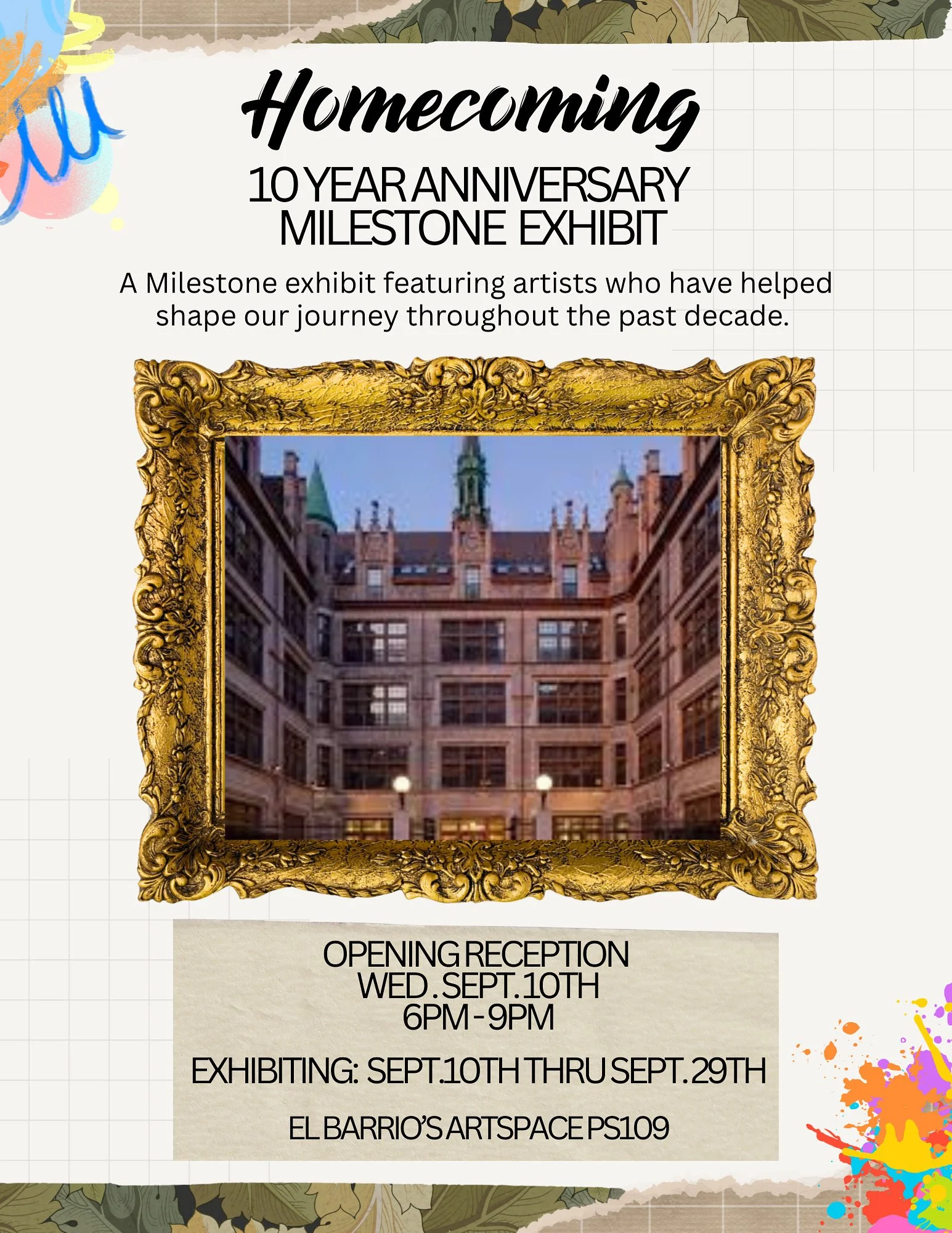 Homecoming: 10 Year Anniversary Milestone Exhibit