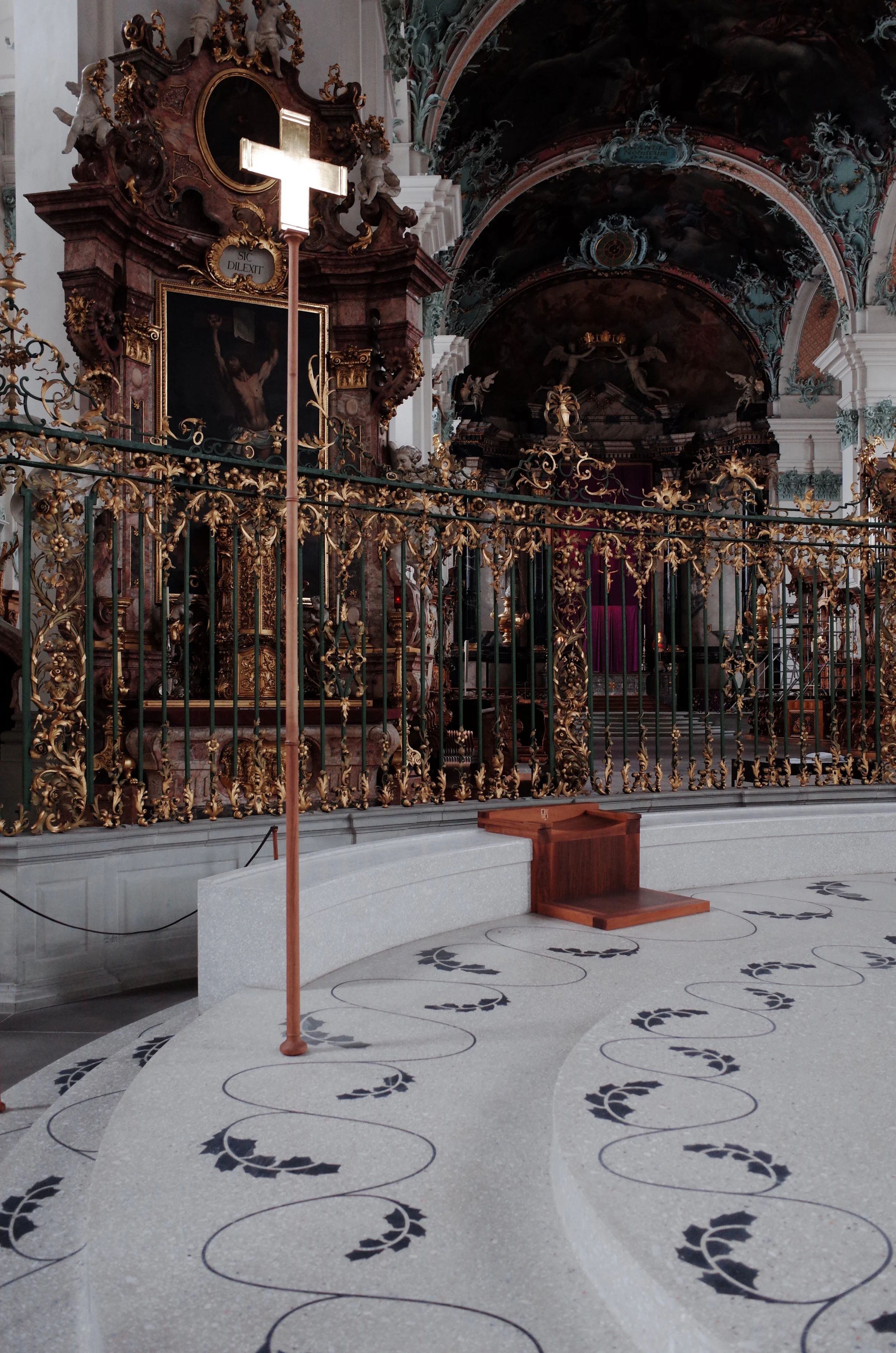 St Gallen Cathedral Chancel — 現場的建築史 Vers Une Architecture