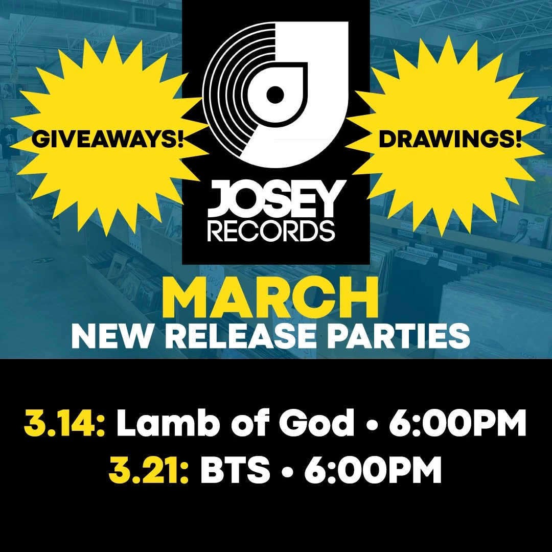 Josey Records March Release Parties