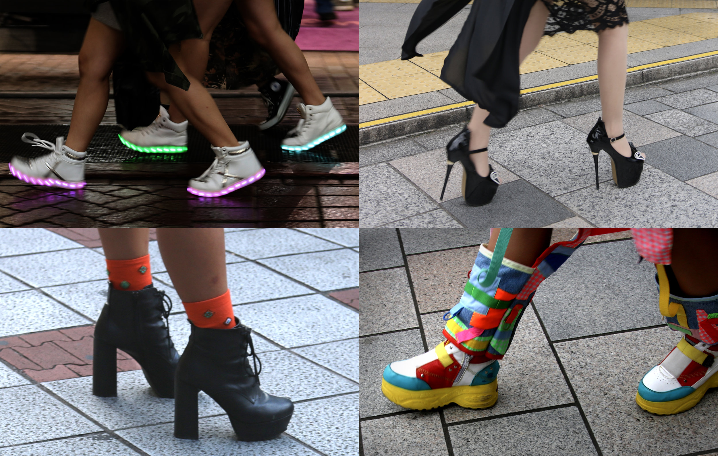 tokyo fashion; never seen so many heels and so high