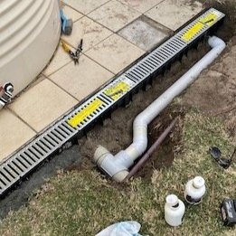 Stormwater Channel Drain Gold Coast Hutchins Plumbing