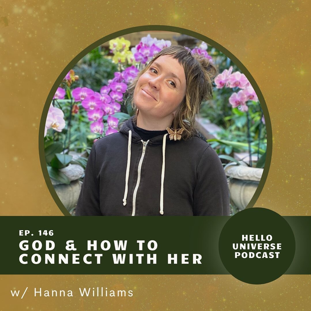 In these deep and far-ranging conversations with Hanna Williams we discuss how to build spiritual practices rooted in joy.

🎙 Available at www.hellouniversepod.com and wherever you listen to podcasts! 

Be sure to 'subscribe' and tag a friend who wo