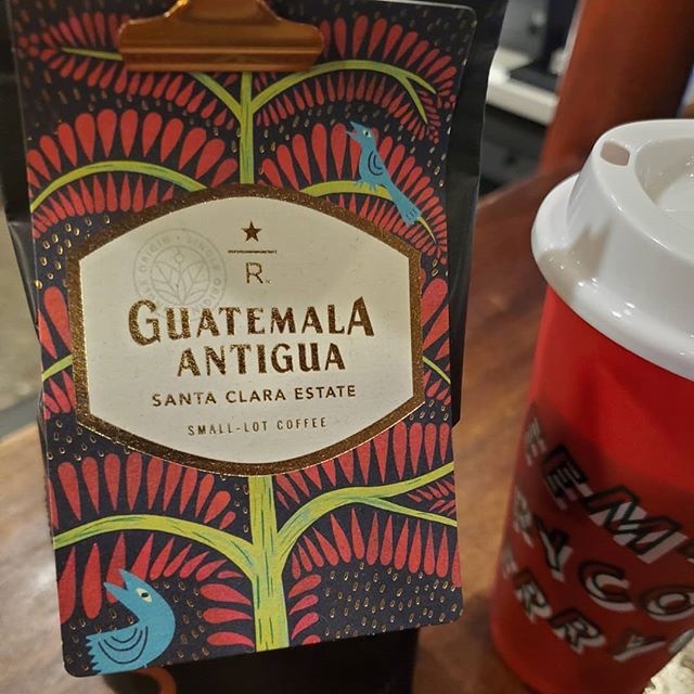 Good morning friends! Just starting my day with Guatemala Antigua Santa Clara Estate from East Olive Way Starbucks. @starbuckseolive @c_merk8 @sbuxben #coffee #starbucks