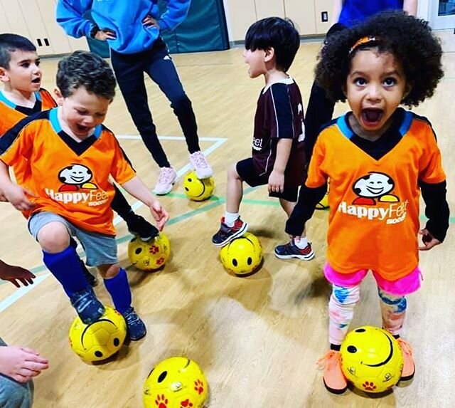 Summer HAPPYFEET SOCCER FUN- soccer leagues for 2-8 year olds! Spreading the love of the game in the most FUN, engaging and creative way in town. The kids love it! The parents love it! The coaches love it! ⚽️❤️😃 Summer league registration is now ope