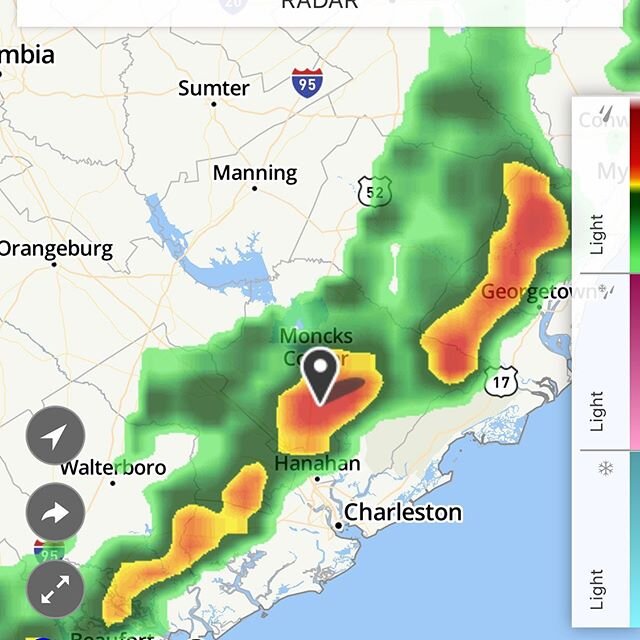 After looking at the radar and the continuous flashes of lightning, we have decided to cancel tonight&rsquo;s sessions. We apologize for any inconvenience. We will be holding makeup days and will be emailing you information.