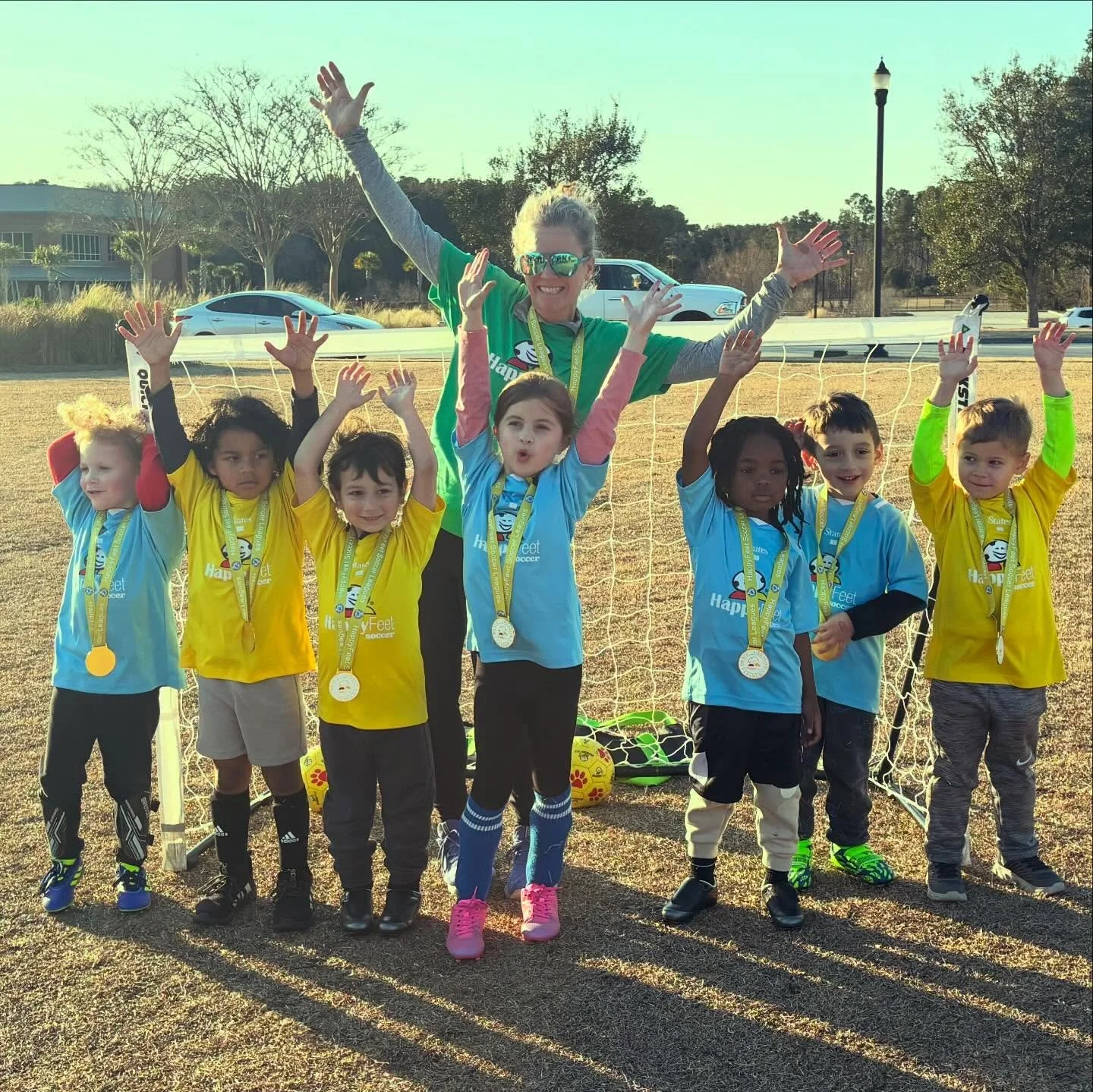 Medal Day at Summers Corner! 🏅⚽️ Rewarding our Brave, Creative Leaders! We had FUN! 🤩 

#happyfeetcharleston #charlestonsoccer #charlestonsc