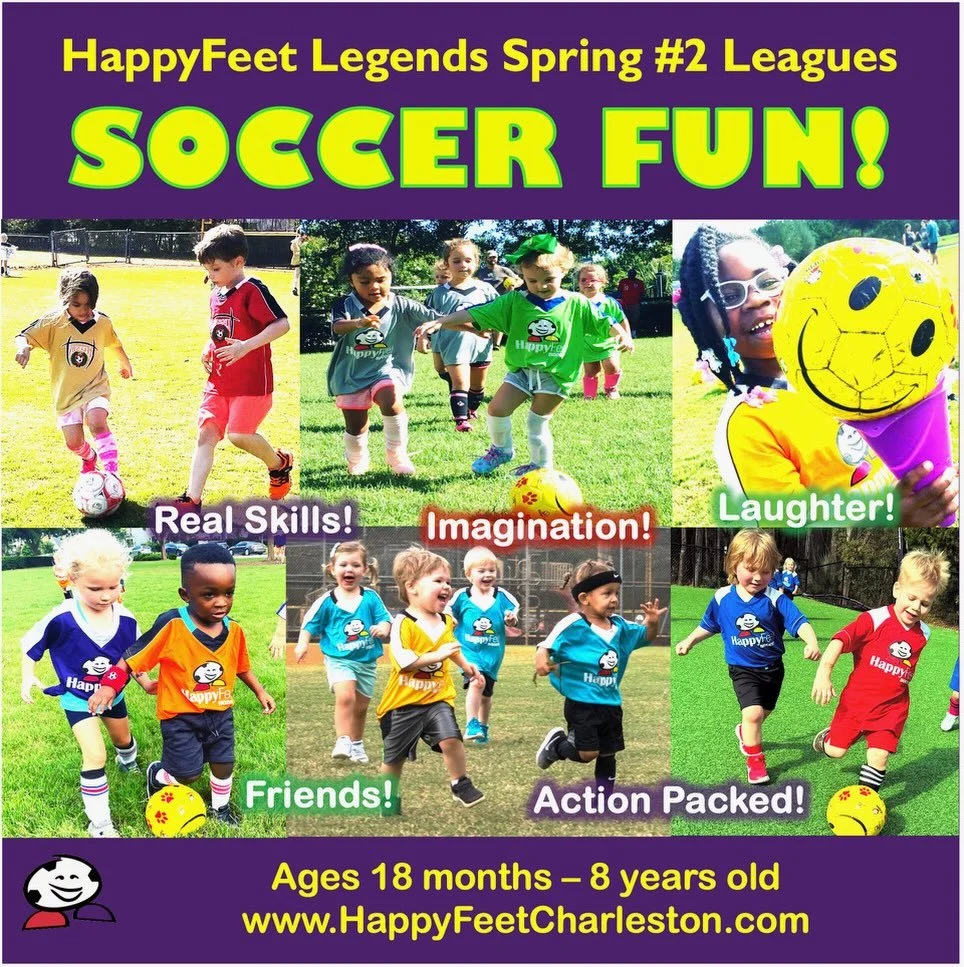 Spring #2 Soccer FUN! in May-June- Registration open NOW! 

⚽️FUN, Caring, Professional Coaches

⚽️Award Winning Curriculum

⚽️Engages the growing minds of kids ages 18 months to 8 years old!

⚽️Active and creative stories, skills and games! 

⚽️Lege