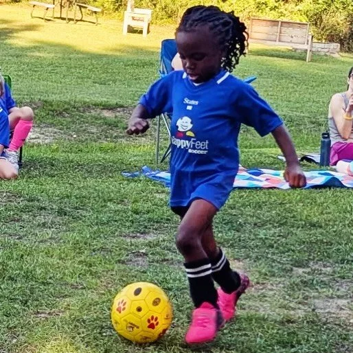 We encourage Brave, Creative Leadership in our classes and leagues.

Kids learn to gain confidence and control the ball and begin working towards taking the responsibility to make the BIG plays with a &ldquo;Go For It&rdquo; mentality.

#happyfeetcha