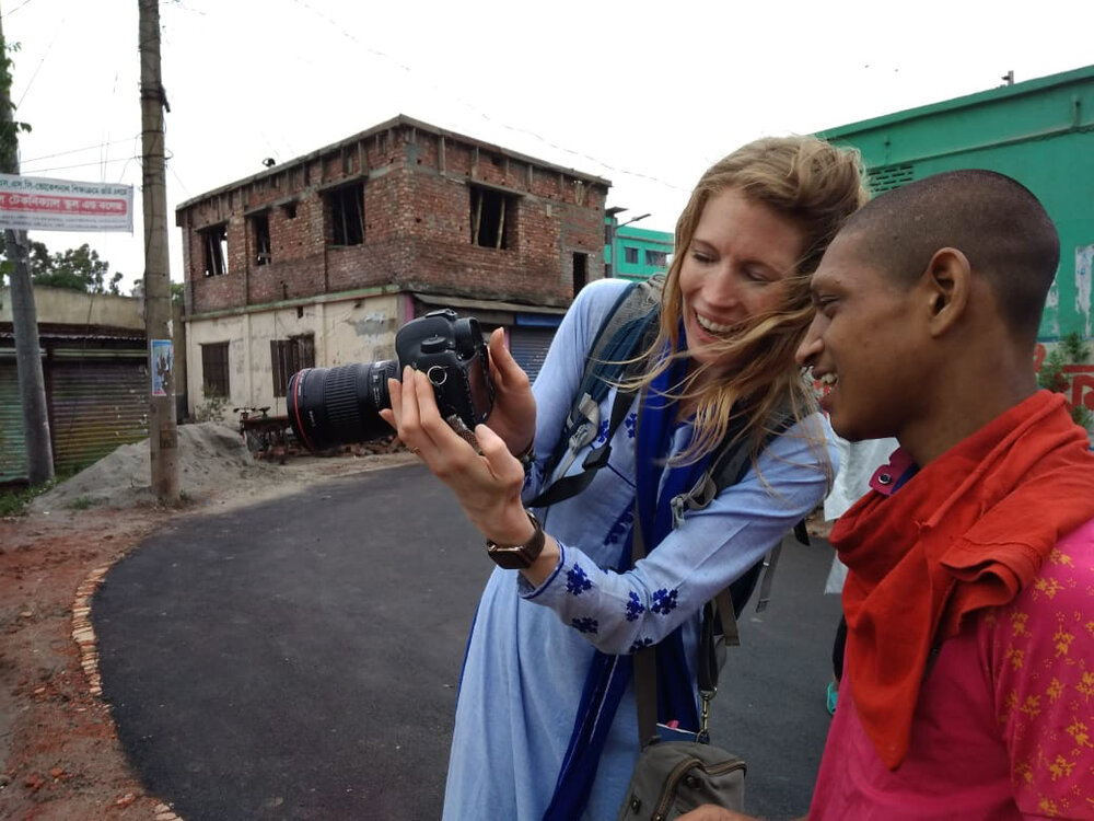Leya Russell, PWB-working in Bangladesh. May 2019