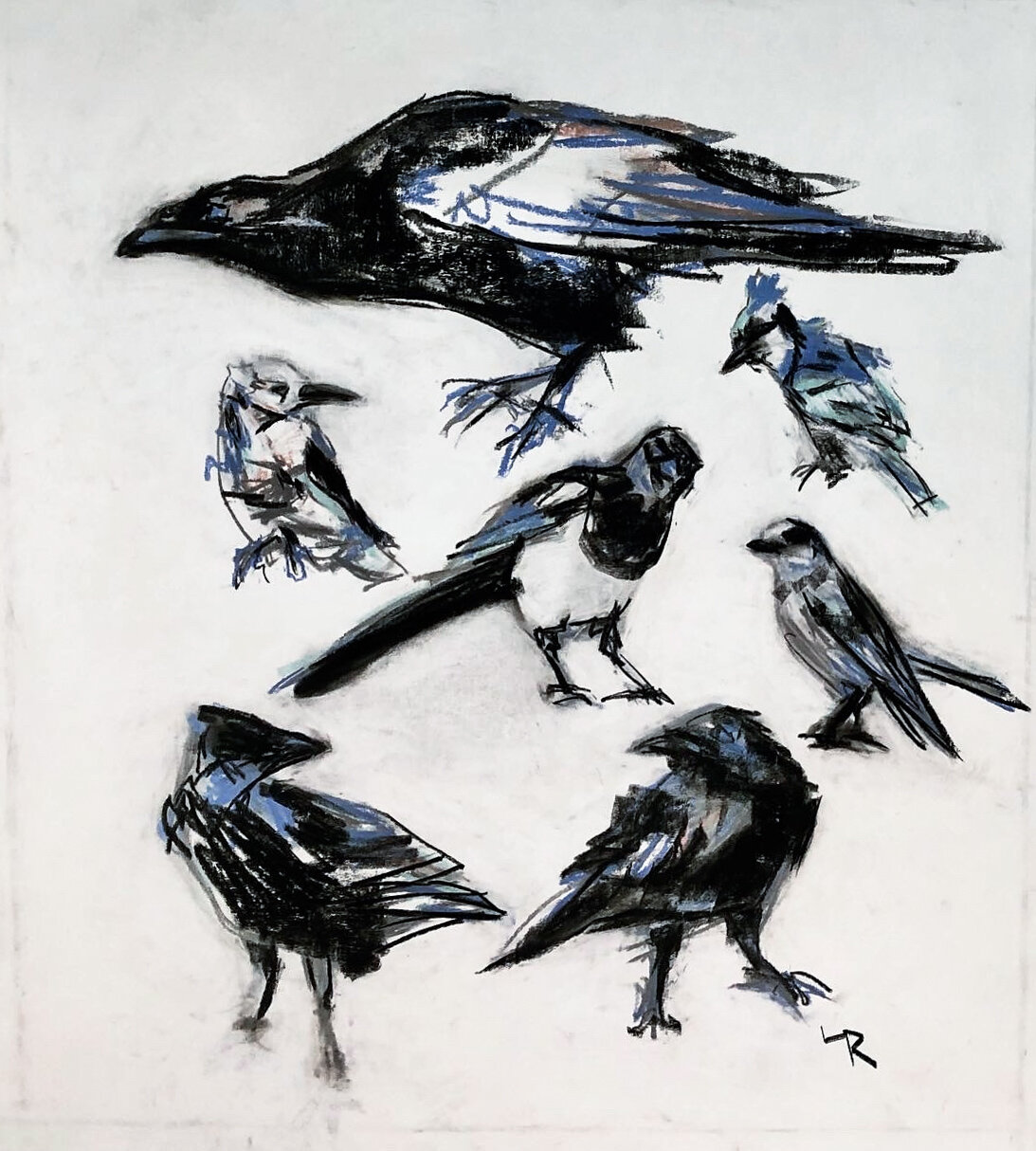 Canadian Corvids- 'Corvid-19' by Leya Russell