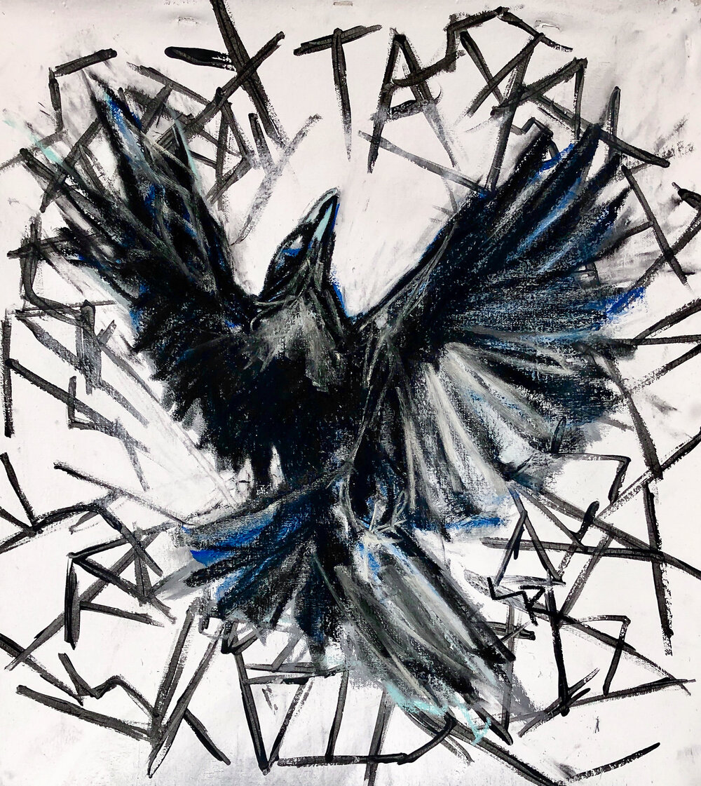 Stay- Nest/Cage- 'Corvid-19' by Leya Russell
