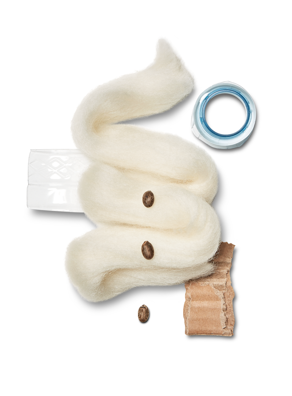 Wool Shoe Ingredients | Photo: Unruh Jones | Creative Direction + Design: Lisa Hopey