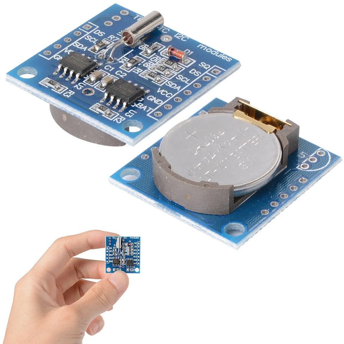 Real time clock module, with battery backup