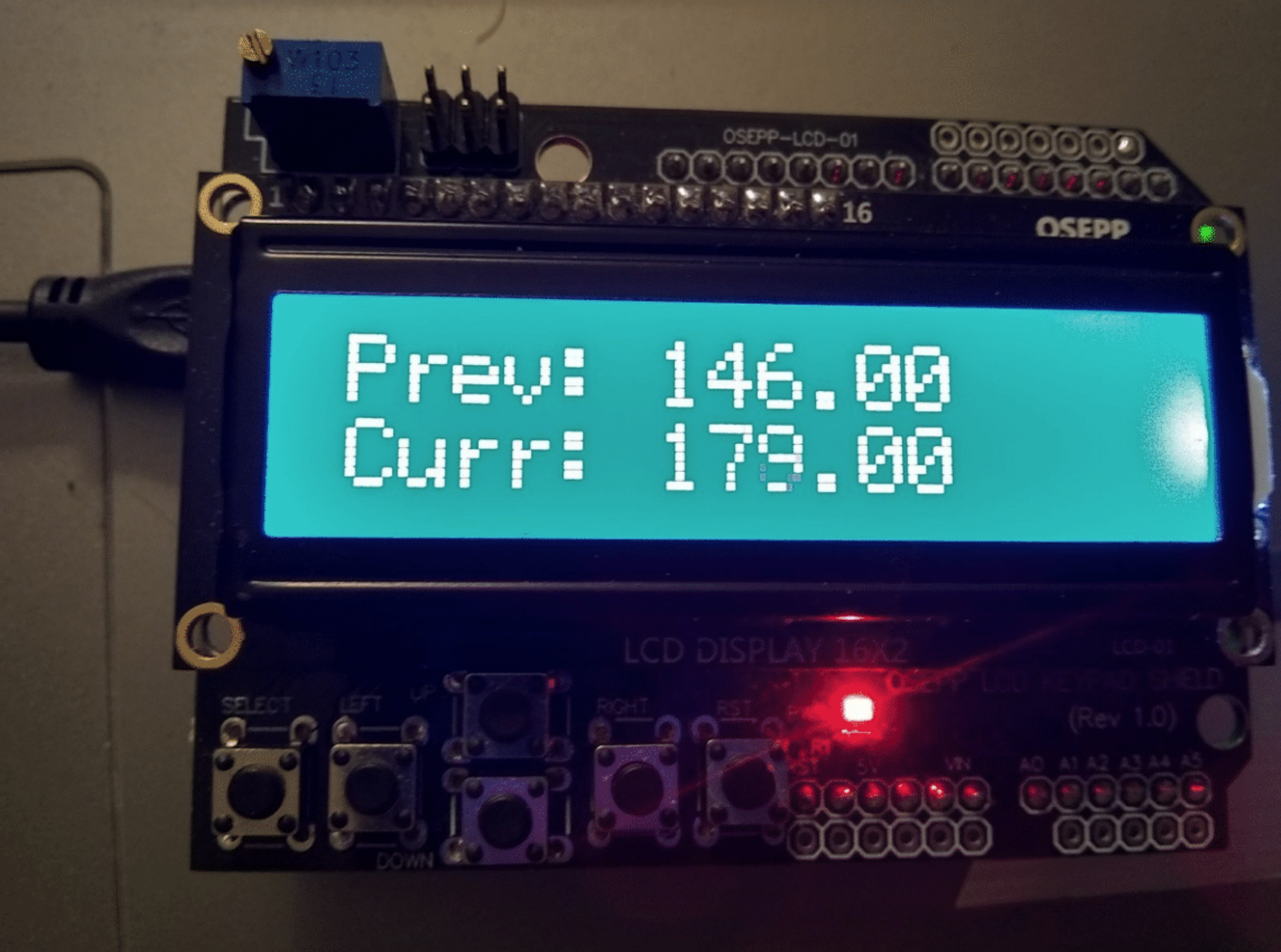 The satisfaction of a working prototype!