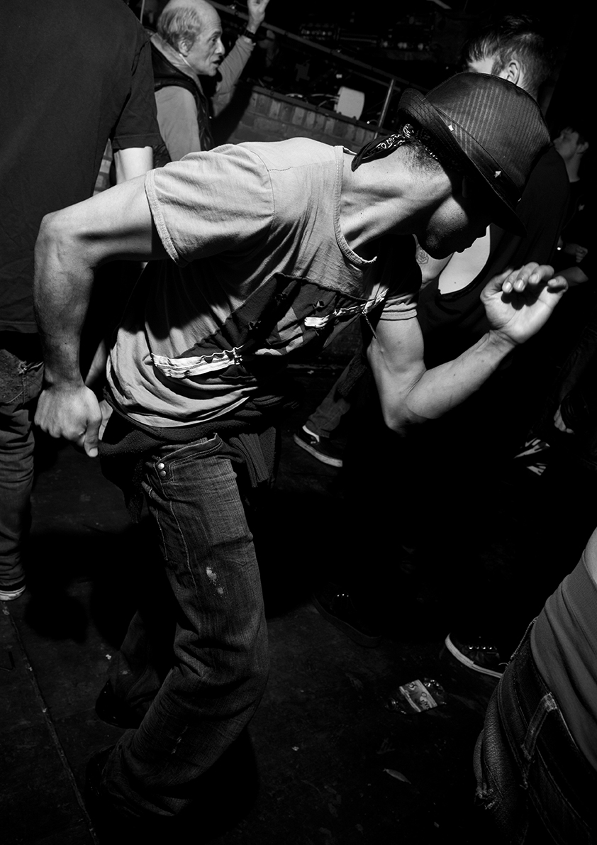 Unnamed clubber at Superfreq, January 2012