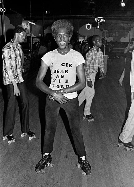 Empire Roller Disco, 1979, © Bill Bernstein from DISCO: The Bill Bernstein Photographs (Reel Art Press, 2015)