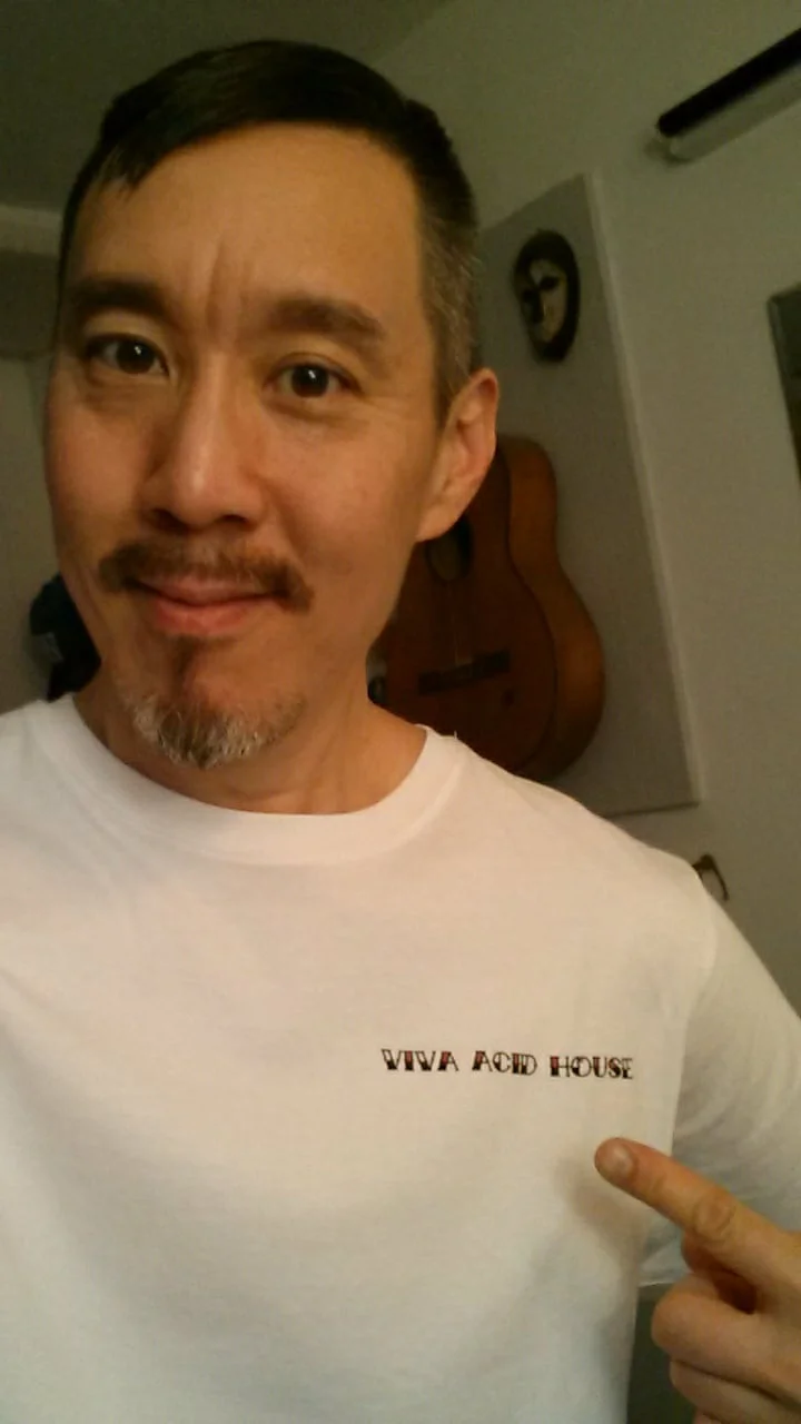 DJ Danny Wang who conducted this interview wears Boy's Own 'Viva Acid House' T-shirt on sale now!