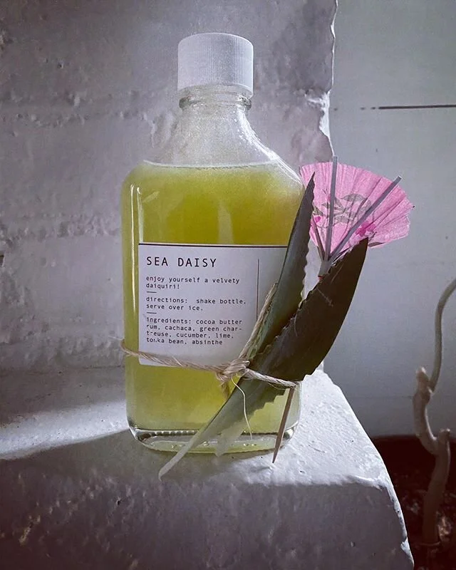 To go Thursdays from Sunday in Brooklyn, NYC - Brian Evans nails it again!  Cocoa Butter infused Avu&aacute; Prata Cacha&ccedil;a
Plantation Original Dark Rum
Green Chartreuse
Cucumber Juice
Lime Juice
Tonka Bean Simple Syrup**
2 dashes St George Abs