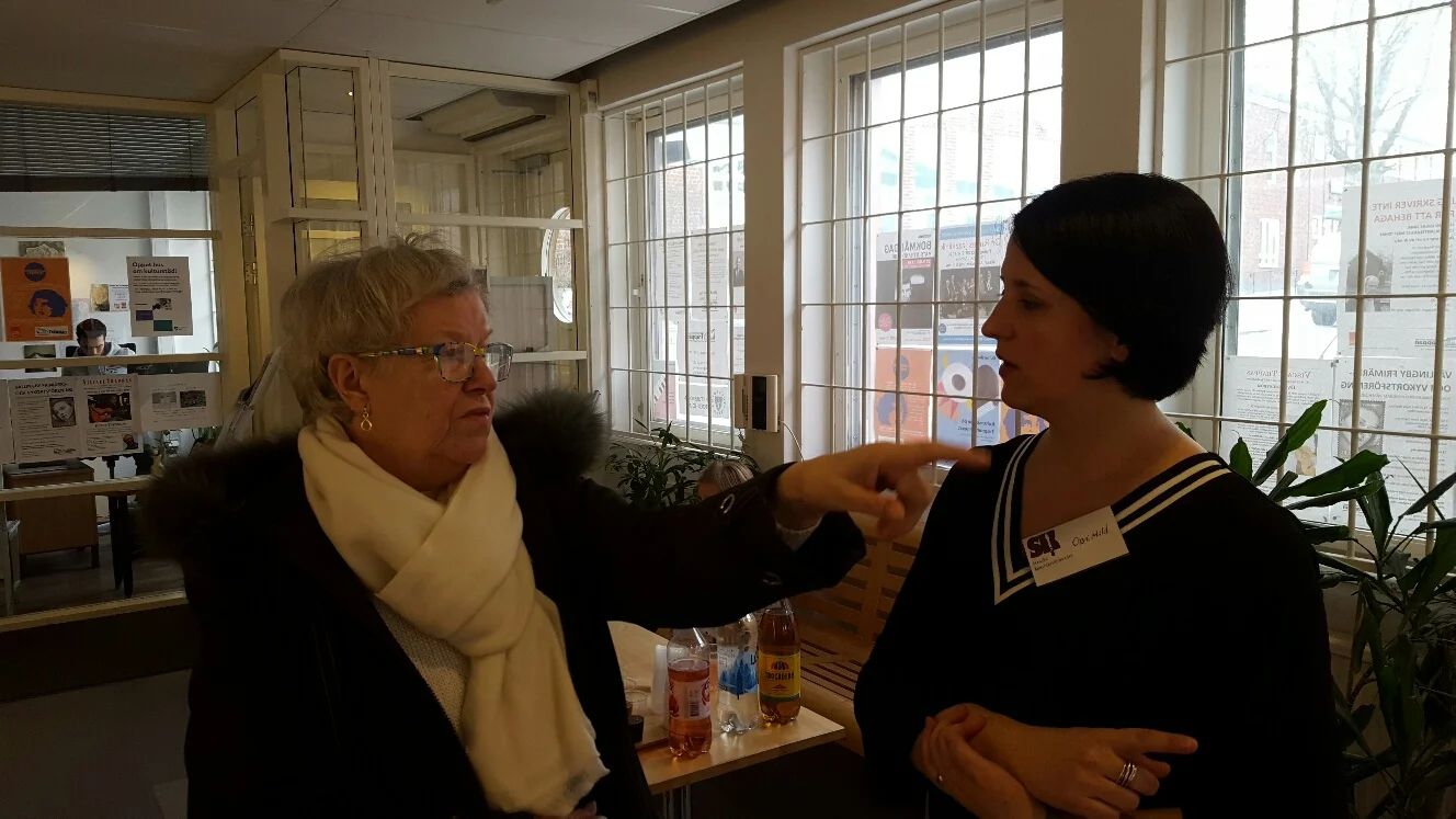 Kjerstin Krantz Eriksson och Orsi Mild