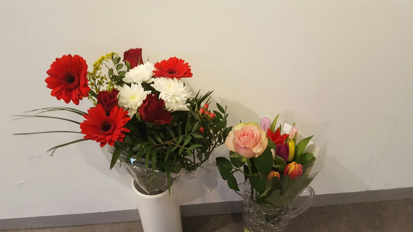 Blomster! Tackar och bockar!