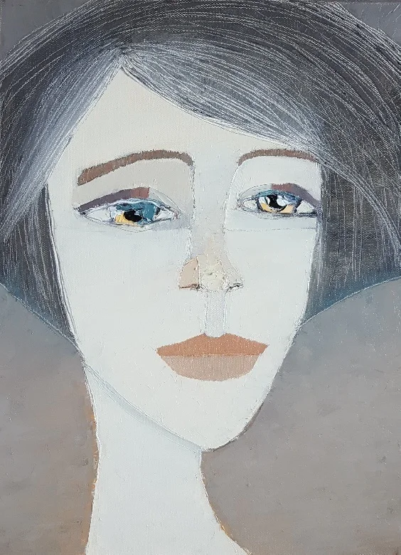 SÅLD! Cornelia, 30 x 40 cm i olja.